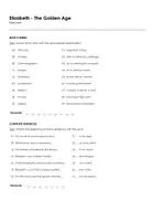 Aperçu - Feuilles d'exercices - Elizabeth - The Golden Age (fiches de travail en anglais sur le film) - Page 2