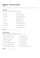 Aperçu - Feuilles d'exercices - Kingsman - The Secret Service (fiches de travail en anglais sur le film) - Page 2