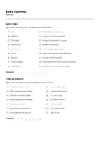Aperçu - Matériel pour travaux manuels / dessin - Risky Business (fiches de travail en anglais sur le film) - Page 2