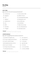 Aperçu - Matériel pour travaux manuels / dessin - The Meg (fiches de travail en anglais sur le film) - Page 1