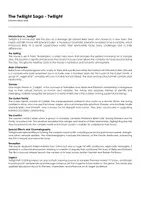 Aperçu - Feuilles d'exercices - The Twilight Saga - Twilight (fiches de travail en anglais sur le film) - Page 1