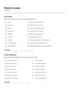 Aperçu - Matériel pour travaux manuels / dessin - Thelma & Louise (fiches de travail en anglais sur le film) - Page 2