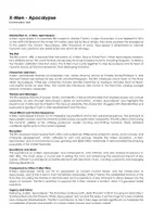 Aperçu - Feuilles d'exercices - X-Men - Apocalypse (fiches de travail en anglais sur le film) - Page 1