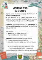 Vista previa - Unidades / Secuencias / Situaciones de Aprendizaje - VIAJEROS POR EL MUNDO - RETOS, TRABAJO EN EQUIPO Y RINCONES - página 1