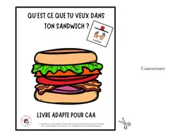 Aperçu - Jeux - Livre adaptée CAA Je veux un sandwich - Page 3