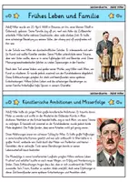 Vorschau - Bildkarten - Adolf Hitler - Wissenskartei - Berühmte Persönlichkeiten - Seite 1