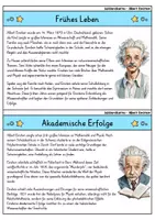 Vorschau - Bildkarten - Albert Einstein - Wissenskartei - Berühmte Persönlichkeiten - Seite 1