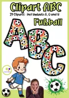 Vorschau - Bildkarten - Clipart Alphabet Fußball | ABC Cliparts | kommerziell - Deckblatt
