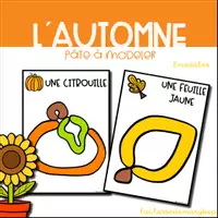 Aperçu - Fiches - L´automne - Pâte à modeler - Page de couverture