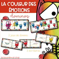 Aperçu - Jeux - La couleur des émotions - Dominos - Page de couverture