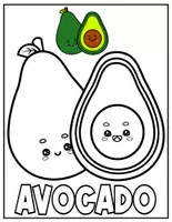Aperçu - Jeux - Livres ou Pages de COLORIAGE Fruits ANGLAIS - Page 3