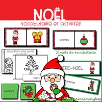 Aperçu - Jeux - 26 mots de Noël - Activités et étiquettes - Page de couverture