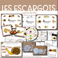 Aperçu - Affichage - Le cycle de vie de l´escargot - Page de couverture