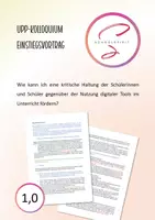 Vorschau - Anderer Materialtyp - UPP-Kolloquium Einstiegsvortrag zum Thema "Digitale Medien" - Deckblatt