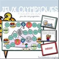 Aperçu - Jeux - Podium en vue - Jeux olympiques - Conjugaison - Page de couverture