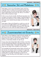 Vorschau - Bildkarten - Audrey Hepburn - Wissenskartei - Berühmte Persönlichkeiten - Seite 2