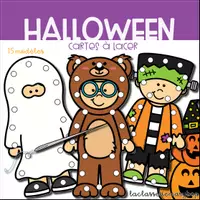 Aperçu - Jeux - Costumes d´Halloween - Cartes à lacer - Page de couverture