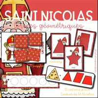 Aperçu - Affichage - Saint Nicolas - Formes géométriques - Page de couverture