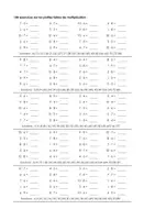 Aperçu - Feuilles d'exercices - 1000 fois 100 exercices sur les petites tables de multiplication - Page 1