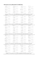 Aperçu - Feuilles d'exercices - 1000 fois 100 exercices sur les petites tables de multiplication - Page 3