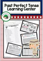Vorschau - Aufgabenkarten - PAST PERFECT TENSE - Lerncenter - Deckblatt