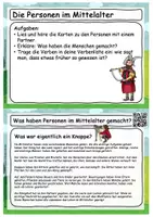 Vorschau - Unterrichtsreihen - Menschen im Mittelalter Lese- und Hörkartei - Seite 2