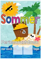 Vorschau - Poster - Feriencountdown Sommer Klassendeko - Seite 1