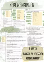 Vorschau - Arbeitsblätter - Redewendungen kennenlernen und üben - Deckblatt