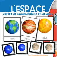 Aperçu - Jeux - Planètes : Cartes de nomenclature et memory - Page de couverture