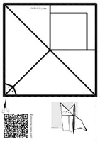 Vorschau - Arbeitsblätter - Origami Fuchs - Malvorlage - Seite 2