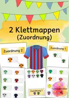 Vorschau - Arbeitsblätter - Materialpaket, Fußball, Klettmappen - Seite 1