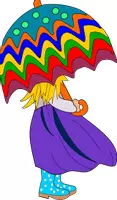 Vorschau - selbst erstellte Cliparts/Grafiken - Herbst Clip Arts Set 1 bunt und schwarzweiß - Seite 1