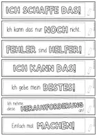 Vorschau - Mal- und Bastelvorlagen - DIY Mutmacher Armbänder - Growth Mindset / Wachstumsdenken - Seite 3