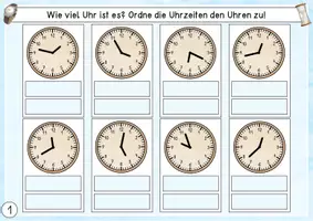 Vorschau - Spiele - Die Uhrzeit - Klettmappe - Seite 2