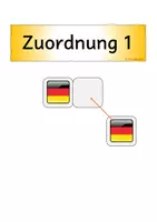 Vorschau - Arbeitsblätter - Flaggen, Klettmappe, Förderung, Fußball - Seite 1