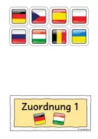 Vorschau - Arbeitsblätter - Flaggen, Klettmappe, Förderung, Fußball - Seite 2