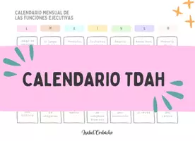 Vista previa - Hojas de trabajo - CALENDARIO TDAH - página 1