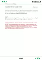 Vorschau - Arbeitsblätter - Vögel - Lösungsvorschläge - Seite 1