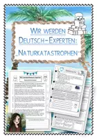 Vorschau - Stundenentwürfe - Sachtext der Woche "Naturkatastrophen": Wir werden Deutsch-Experten (integrativer Deutschunterricht) - Deckblatt