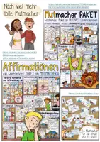 Vorschau - Mal- und Bastelvorlagen - Affirmationen - DIY Armbänder als Mutmacher - Seite 1