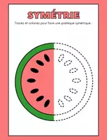 Aperçu - Jeux - Symétrie à colorier +15 fiches d'activités - Page de couverture