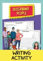 Vorschau - Arbeitsblätter - Describing People writing activity (Englisch) - Deckblatt