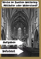 Vorschau - Arbeitsblätter - Kirche im Zweiten Weltkrieg: Mitläufer oder Widerstand? - Deckblatt