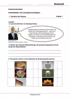 Vorschau - Arbeitsblätter - Staatssymbole - Arbeitsblätter mit Lösungen - Deckblatt