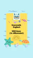 Vorschau - Arbeitsblätter - Will-Future (3x differenziert) - Deckblatt