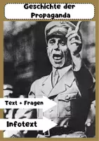 Vorschau - Text - Geschichte der Propaganda: Manipulation und Einfluss - Deckblatt