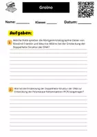 Vorschau - Arbeitsblätter - Entdeckung Doppelhelix Struktur DNA Watson Crick Genetik Biotechnologie - Seite 3