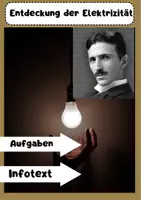 Vorschau - Arbeitsblätter - Entdeckung und Nutzung von Elektrizität - Deckblatt