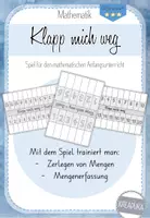 Vorschau - Spiele - Klapp mich weg - Würfelspiel für 1. Klasse und Kindergarten - Deckblatt