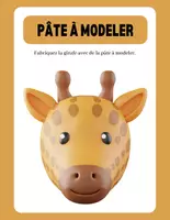 Aperçu - Préparation de séance / Séance complète - Pâte à modeler Animaux de la savane +6 fiches d'activités - Page de couverture